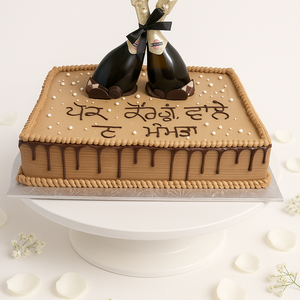 Chocolate Champagne Celebration Cake-BG065