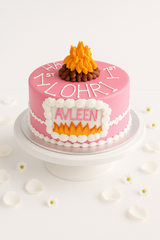 Pink Glow Heena Fire-Pit Cake-BG067