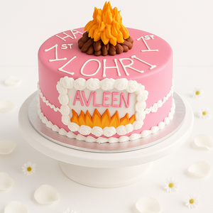 Pink Glow Heena Fire-Pit Cake-BG067