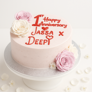 Fuchsia Rose Harmony Cake-AN018