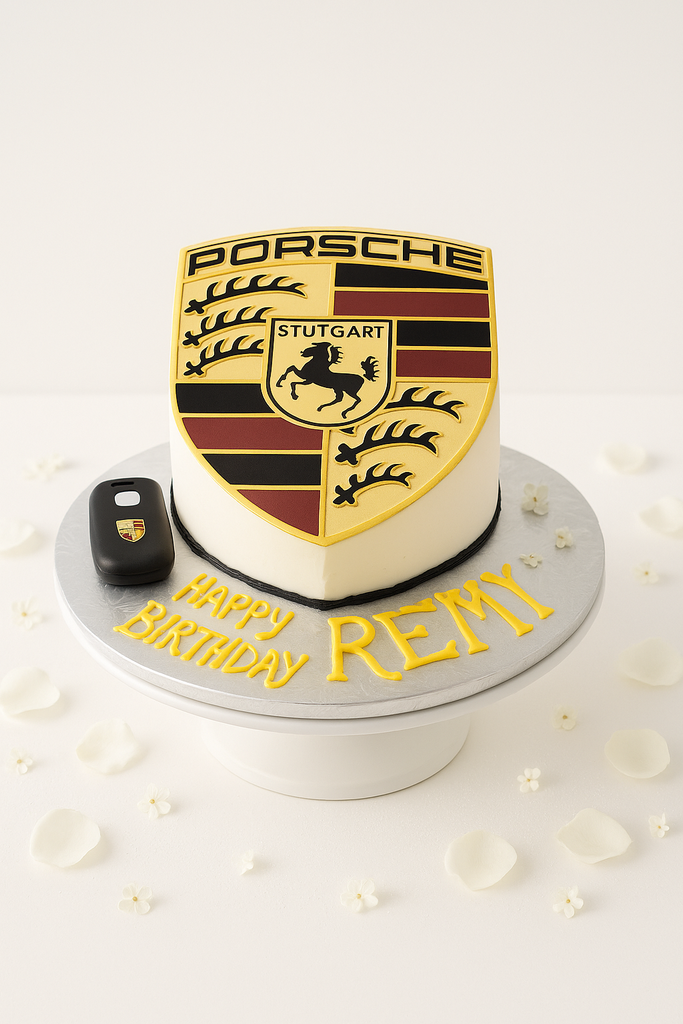 Porsche Signature Key Cake-BG075