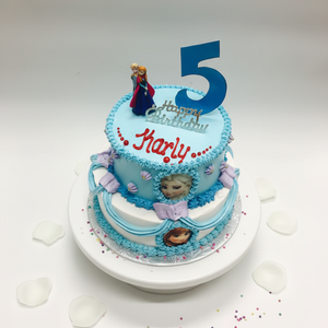 Frozen Frill Fantasy Cake-TR018