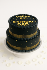 Golden Noir Elegance Cake-TR019