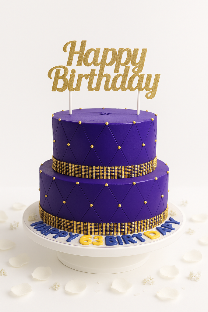 Royal Purple Diamond Cake-TR020