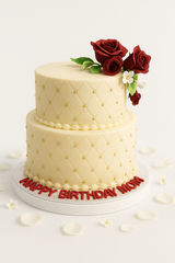 Golden Blossom Diamond Cake-TR021