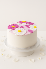 Pink Floral Cake-GI011