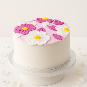 Pink Floral Cake-GI011