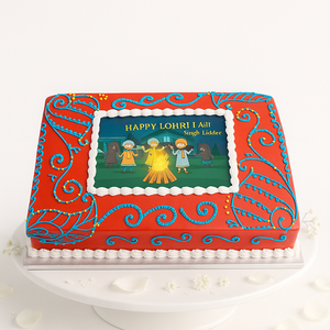 Vibrant Heena Celebration Cake-BG083