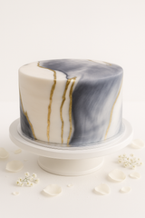 Golden Black Ombre Art Cake-BG087