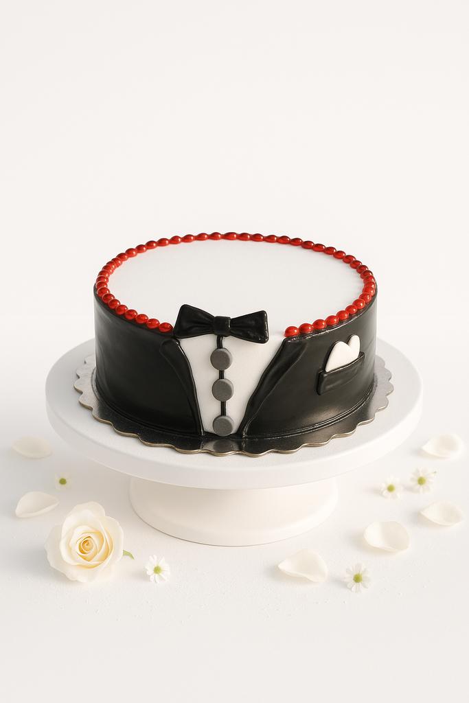 Dapper Elegance Cake-BO081