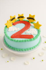 Emerald Star Two Cake-BG091