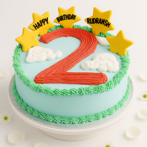 Emerald Star Two Cake-BG091