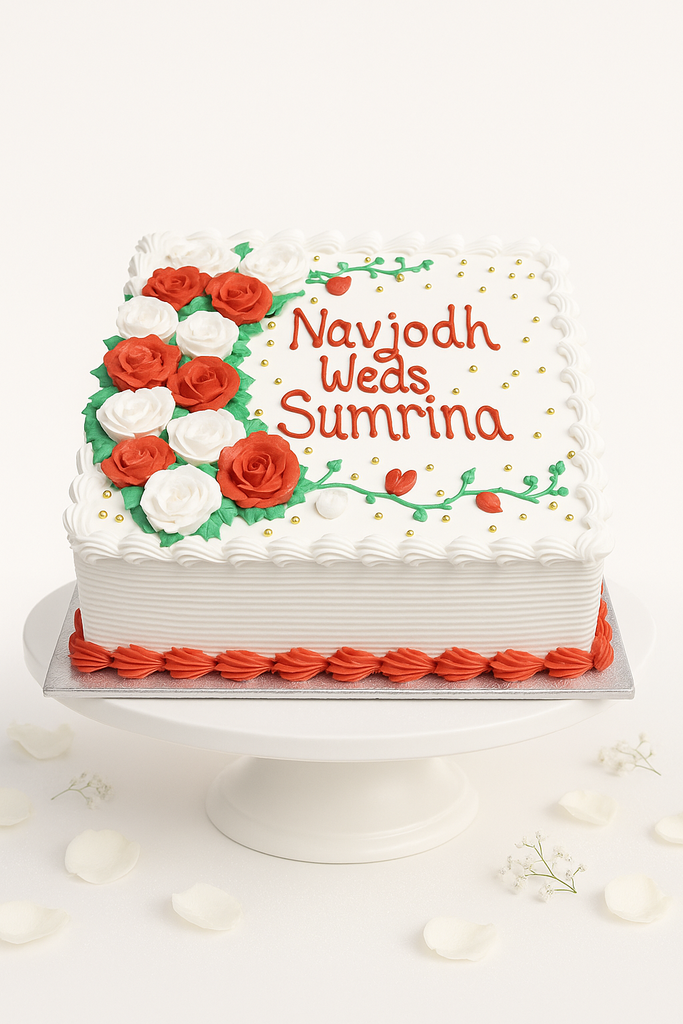 Golden Rose Elegance Cake-WE013