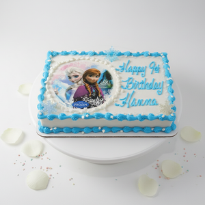 Enchanted Snow Sisters Cake-GI081