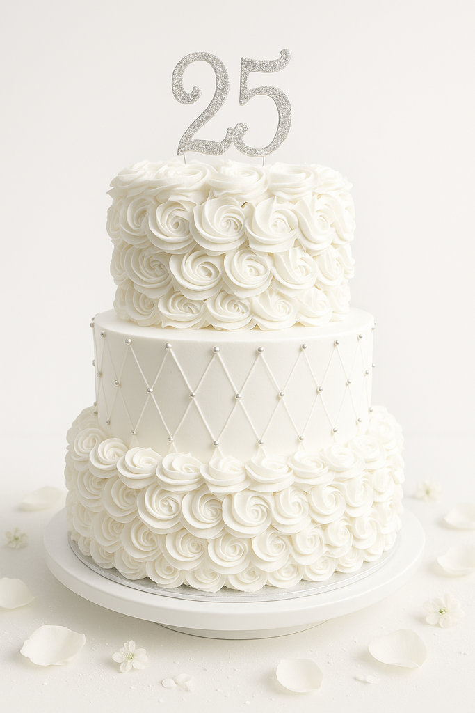 25th Anniversary Cake-AN021