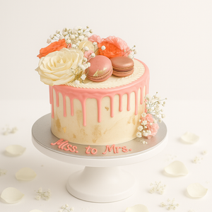 Miss to Mrs. Bridal Shower Cake-BD001