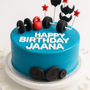 Blue Powerlift Cake-BO089