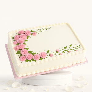 Rosy Henna Harmony Cake-GI085