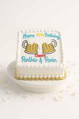 Cheers to Forty Cake-BO093