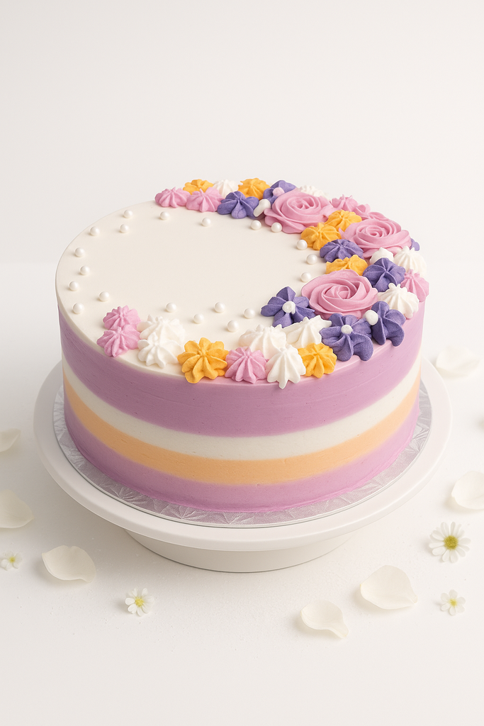 Sunset Bloom Cake-GI089