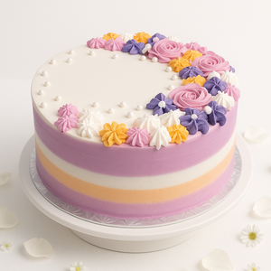 Sunset Bloom Cake-GI089
