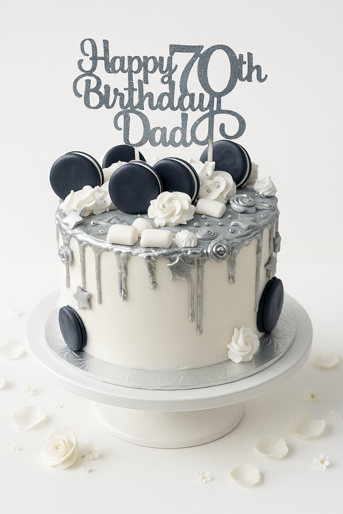 Glittering Milestone Cake-BG109