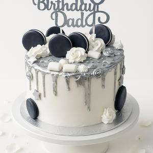 Glittering Milestone Cake-BG109