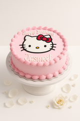 Hello Kitty Theme Cake -GI019