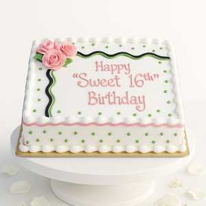 Sweet 16! Birthday Cake-SS005