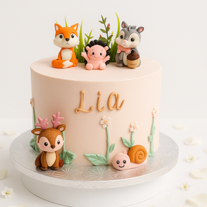 Jungle Theme Cake-GI020