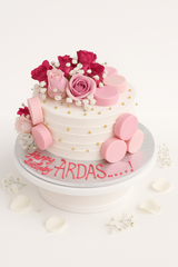 Blush & Glam Delight cake-GI100