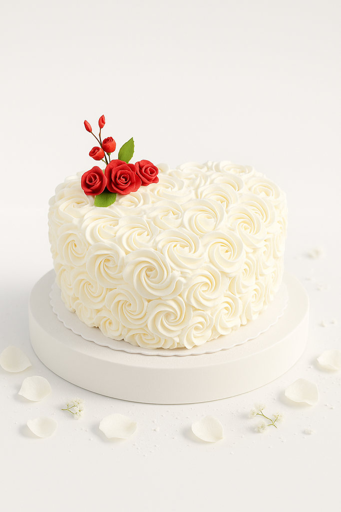Rosette & Ruby Bloom Cake-AN024