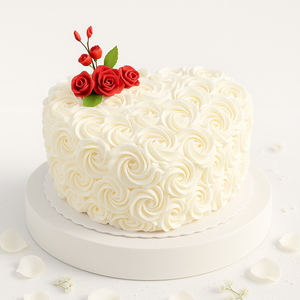 Rosette & Ruby Bloom Cake-AN024