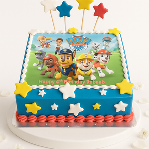 Paw Patrol Star Celebration Cake-BO105