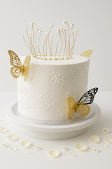 Gold Butterfly Cake-GI022