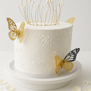 Gold Butterfly Cake-GI022