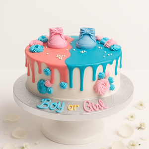 Gender Reveal Cake-BS004