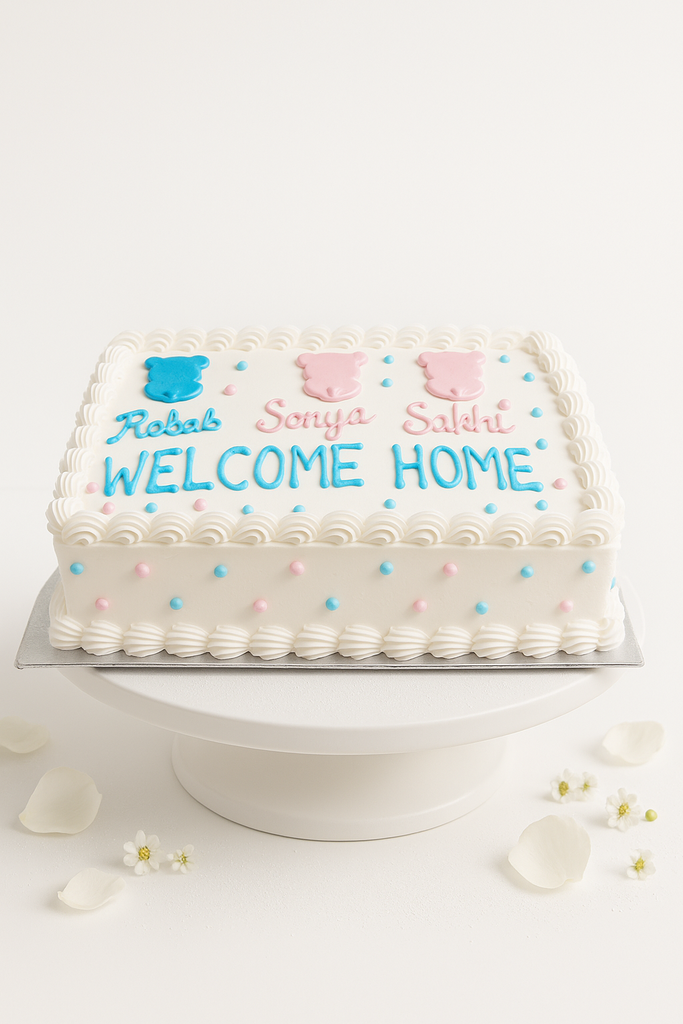Triplets Welcome Cake-BS005