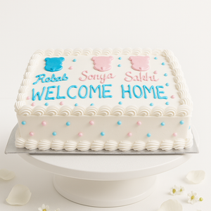Triplets Welcome Cake-BS005