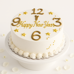 New Year Theme Cake-NY001