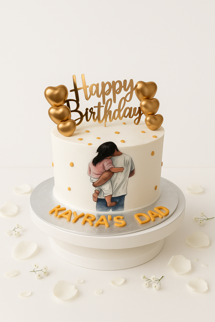Father–Daughter Birthday Cake - FDY100