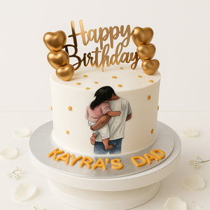 Father–Daughter Birthday Cake - FDY100