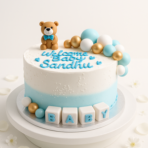 Welcome Bay Boy Cake-BS006