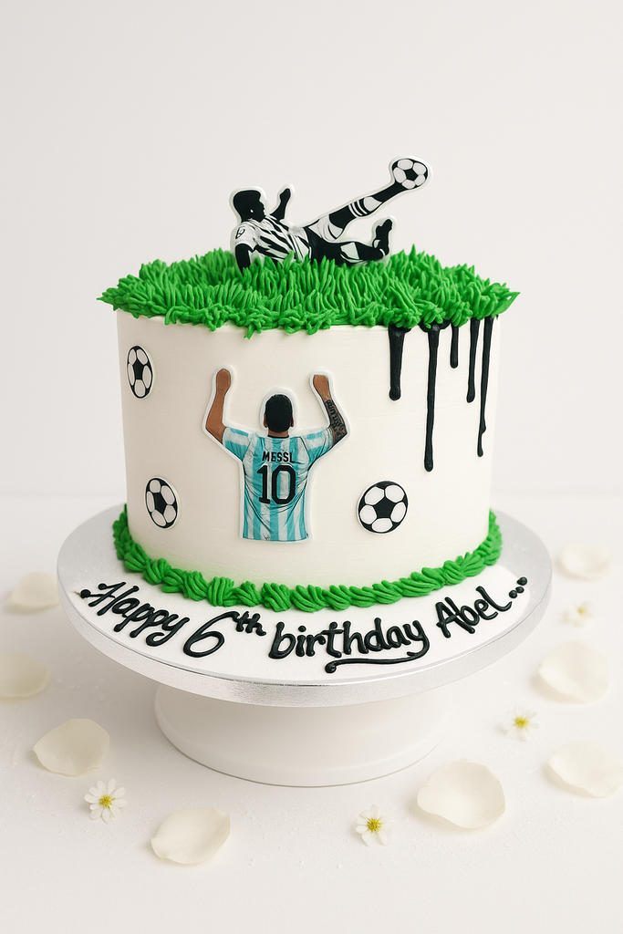 Messi Theme Cake-BO015