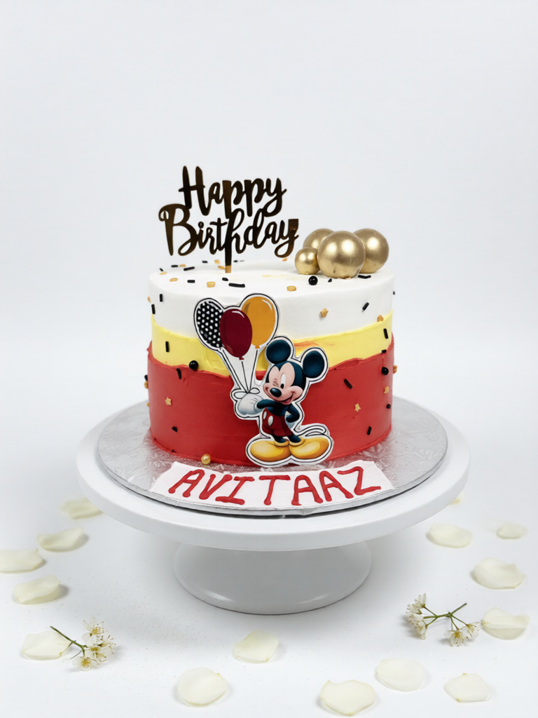 Mickey Mouse Birthday Cake-BO003